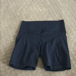 Women's Navy Blue Shorts
